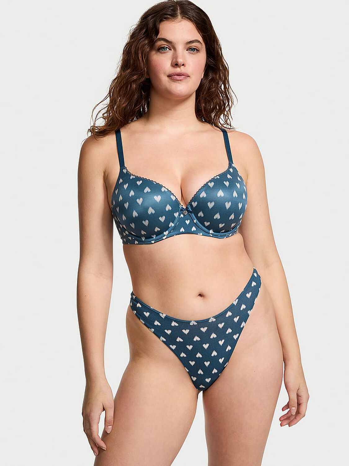 vs Victoria's Secret Stretch Cotton High-Leg Scoop Thong Panty 4 of 4 