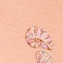 Stretch Cotton Brief Panty, Peach Seashells, swatch