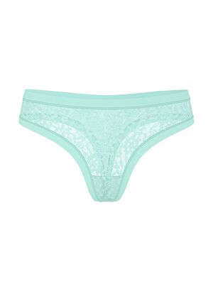 No-Show Lace Thong Panty