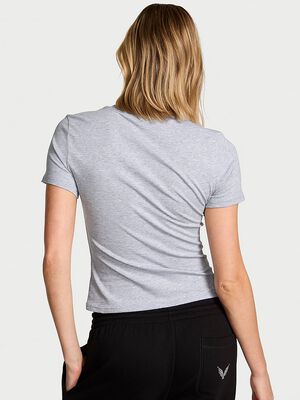 Stretch Cotton Fitted Tee