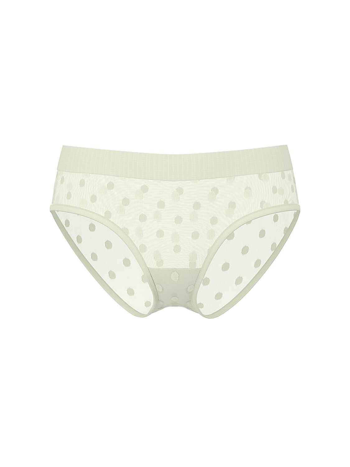 vs Cotton Sheer Heritage Shimmer Hiphugger Panty Mint Crush 3 of 4 