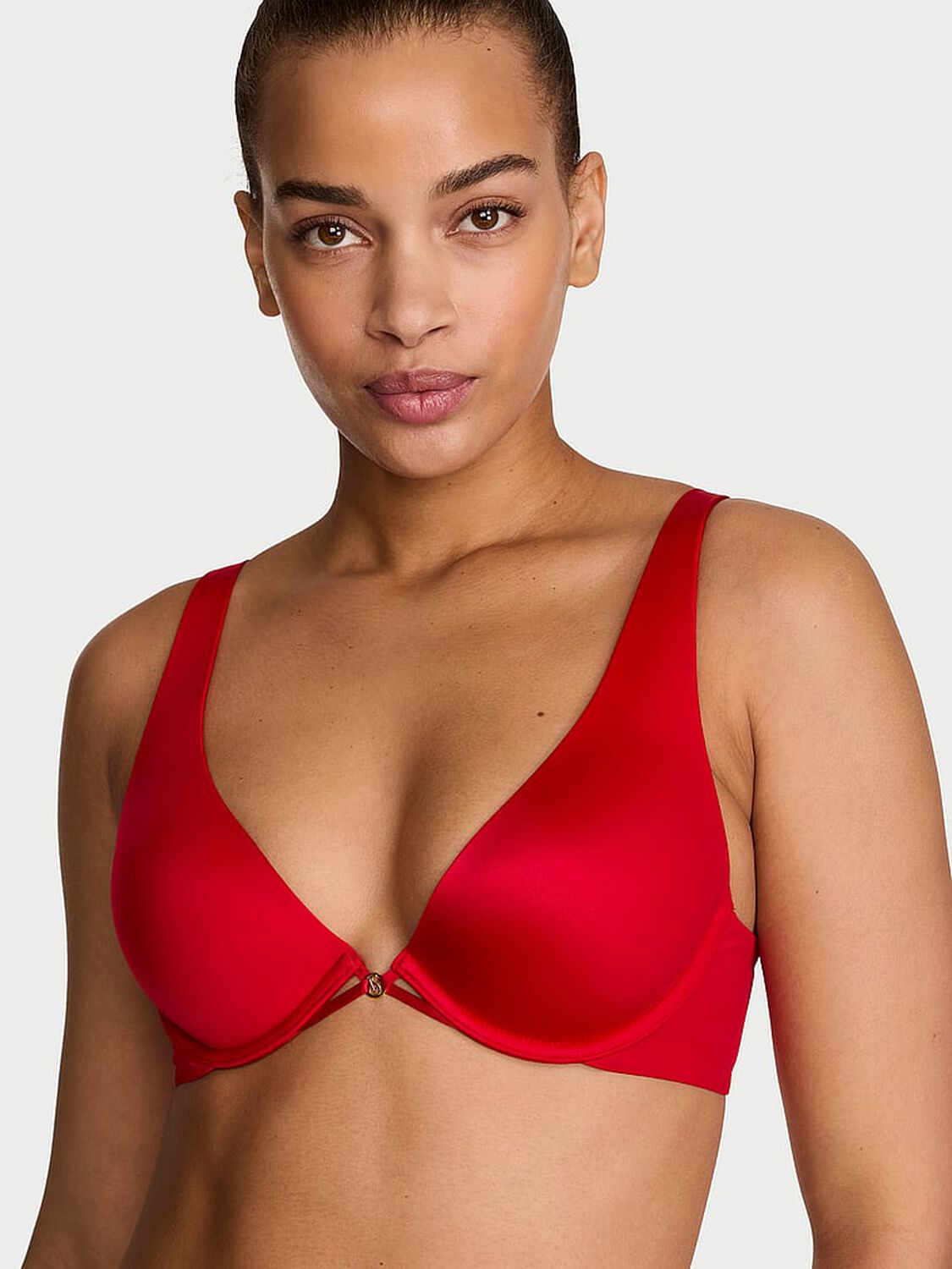 vs Very Sexy Smooth Lightly Lined Plunge Bra Lipstick 1 of 3 