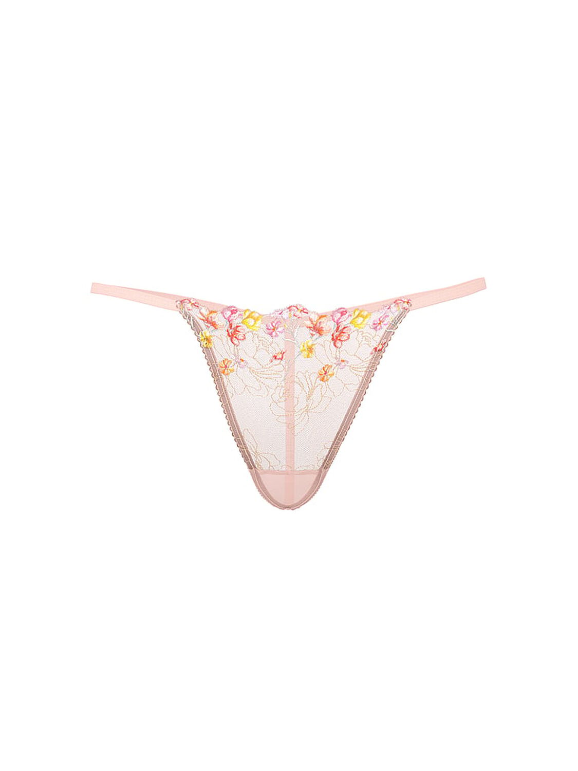 vs Dream Angels Bloom Embroidery V-String Panty Rainbow Bloom 3 of 4 