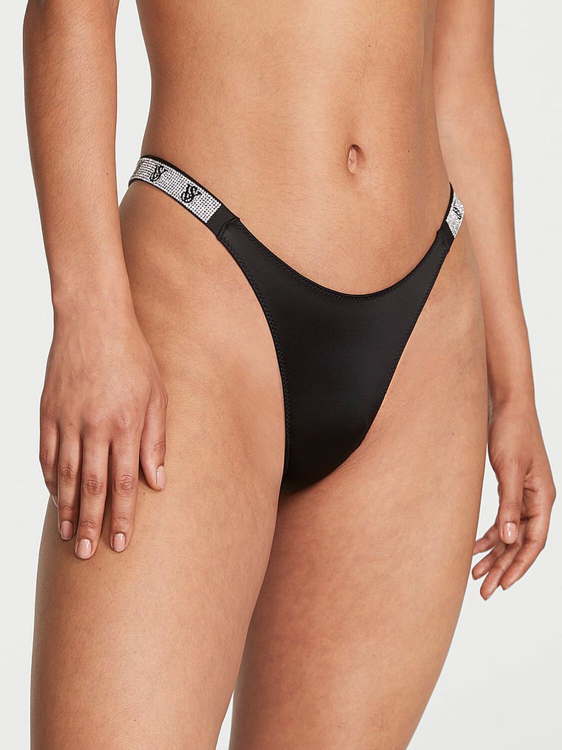vs Very Sexy Shine Strap Brazilian Panty Lipstick Red 1 of 4 
