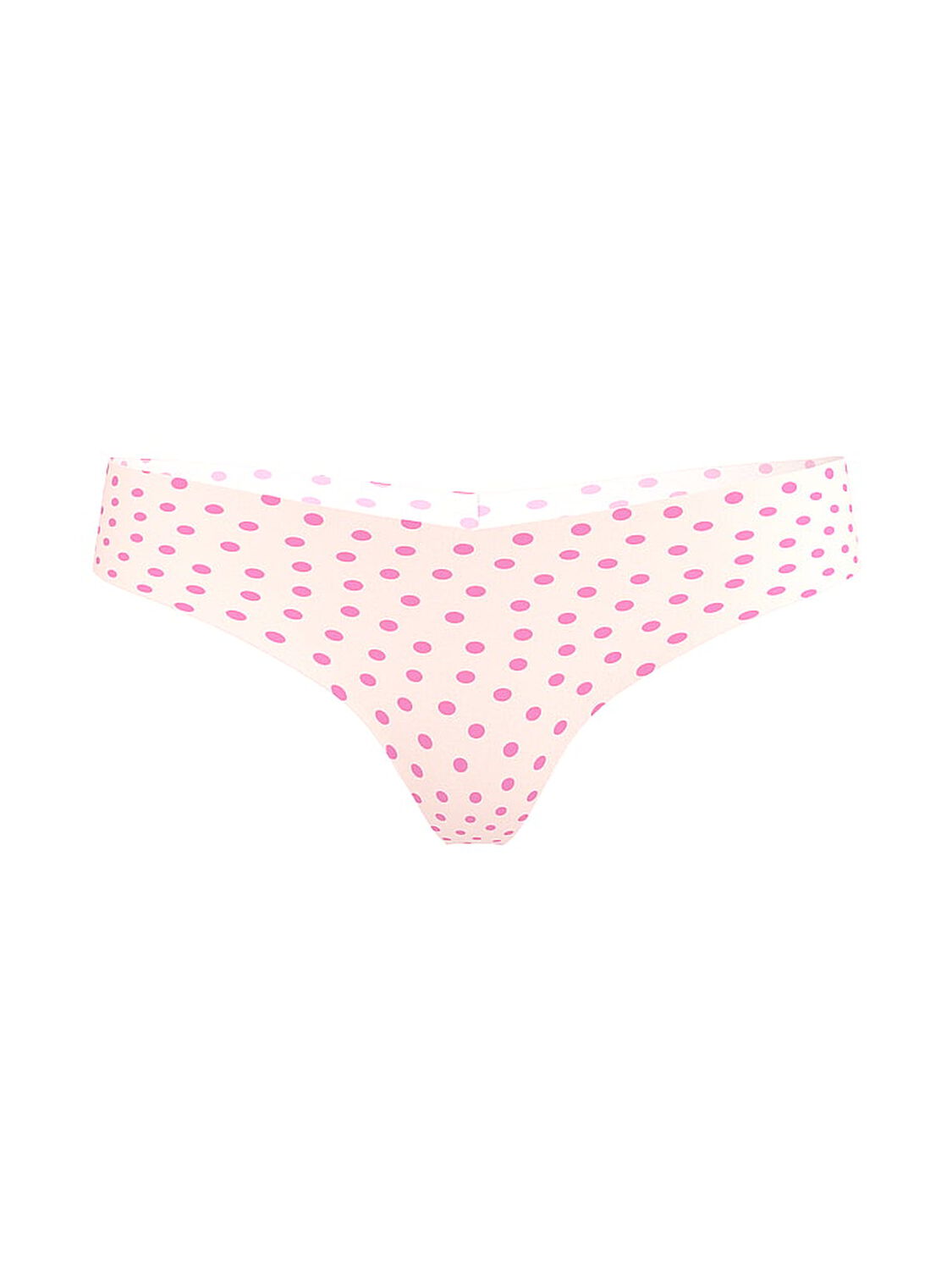 vs No-Show No-Show Thong Panty Purest Pink Dots 2 of 3 