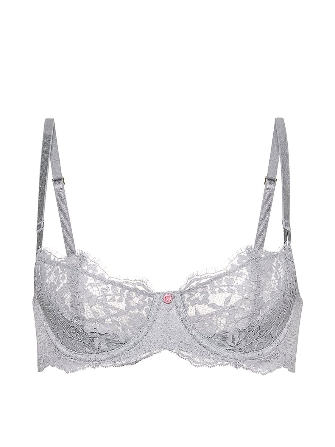 vs Dream Angels Wicked Unlined Lace Balconette Bra Star Struck 3 of 4 