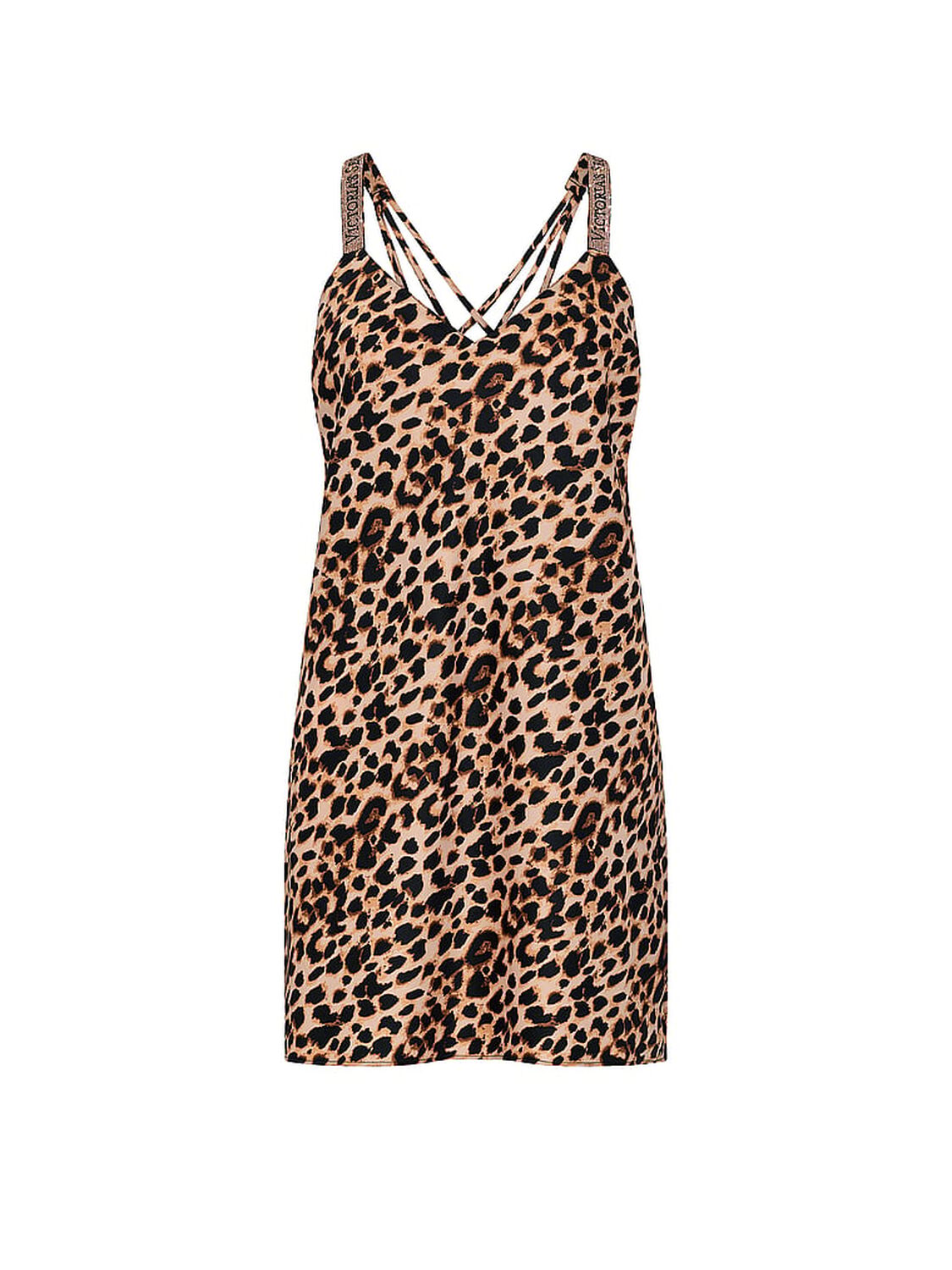 vs Very Sexy Scattered Shine Strap Satin Strappy-Back Slip 3 of 3 