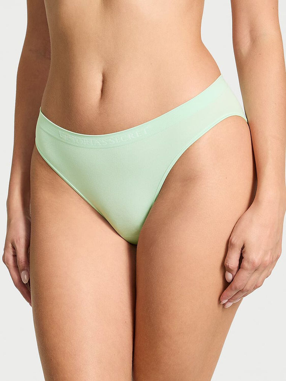 vs Seamless Seamless Bikini Panty Pretty Mint 1 of 3 