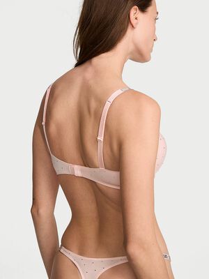 Bombshell Add-2-Cups Shine Strap Dot Push-Up Bra