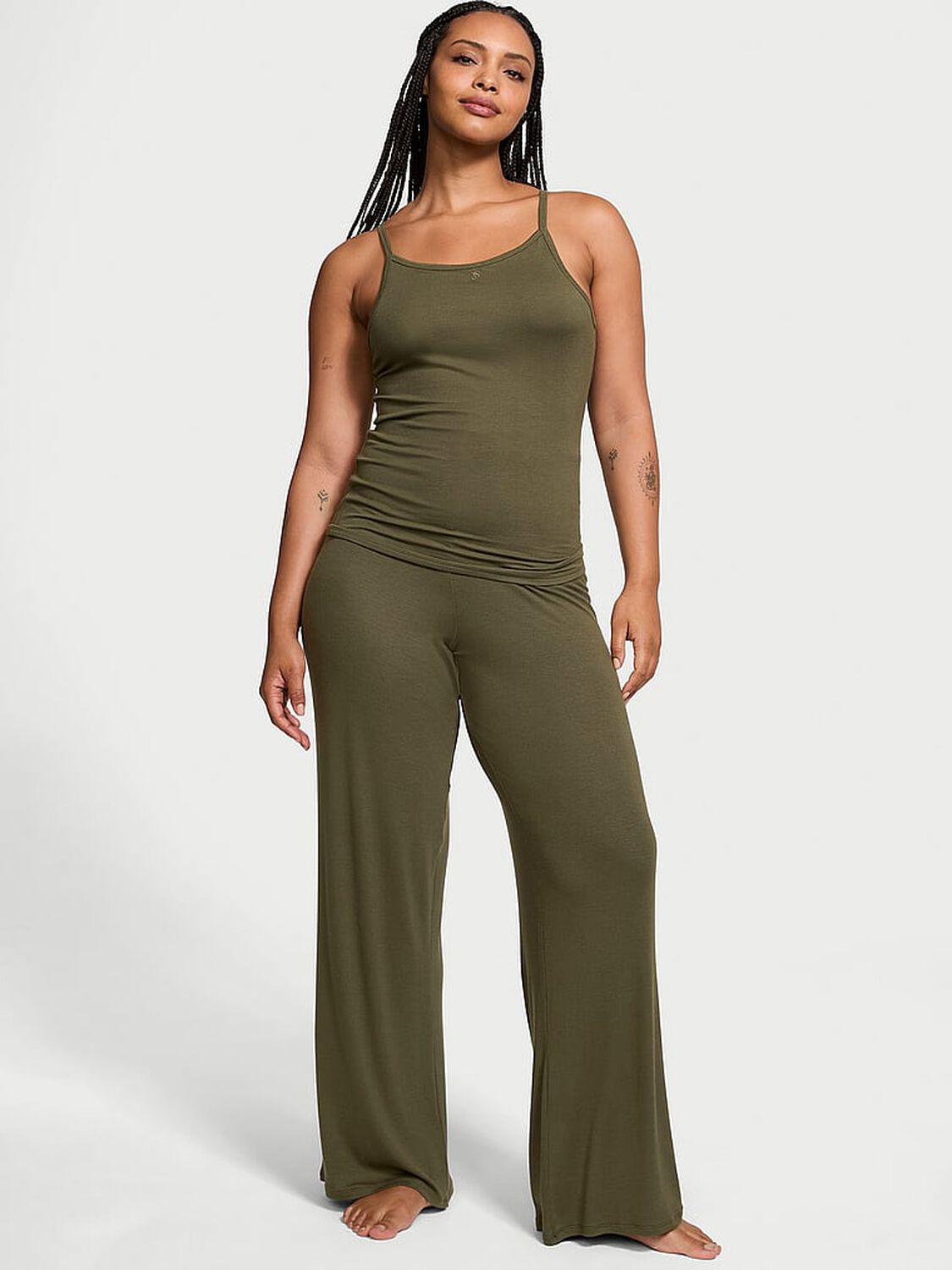 vs Victoria's Secret Ribbed Modal Cami & Pants Set 1 of 4 