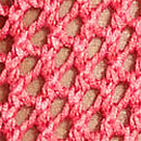 Beachwear Crochet Long-Sleeve Mini Dress, Poppy, swatch