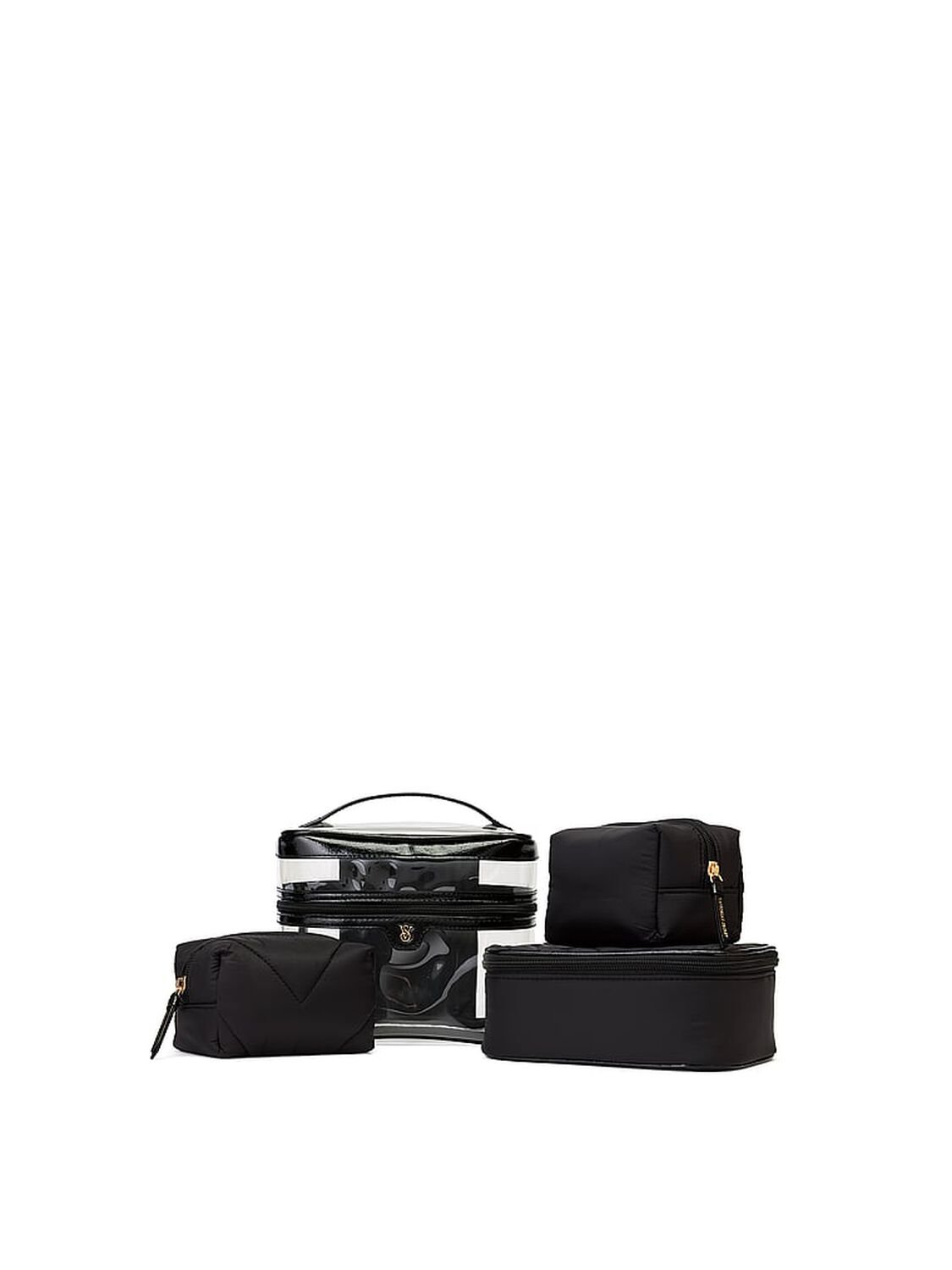 vs Victoria's Secret 4-Piece Makeup Bag Black 3 of 3 