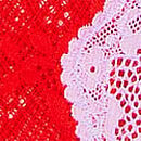 Tease Lace Mini Slip Dress, Bright Vermillion, swatch