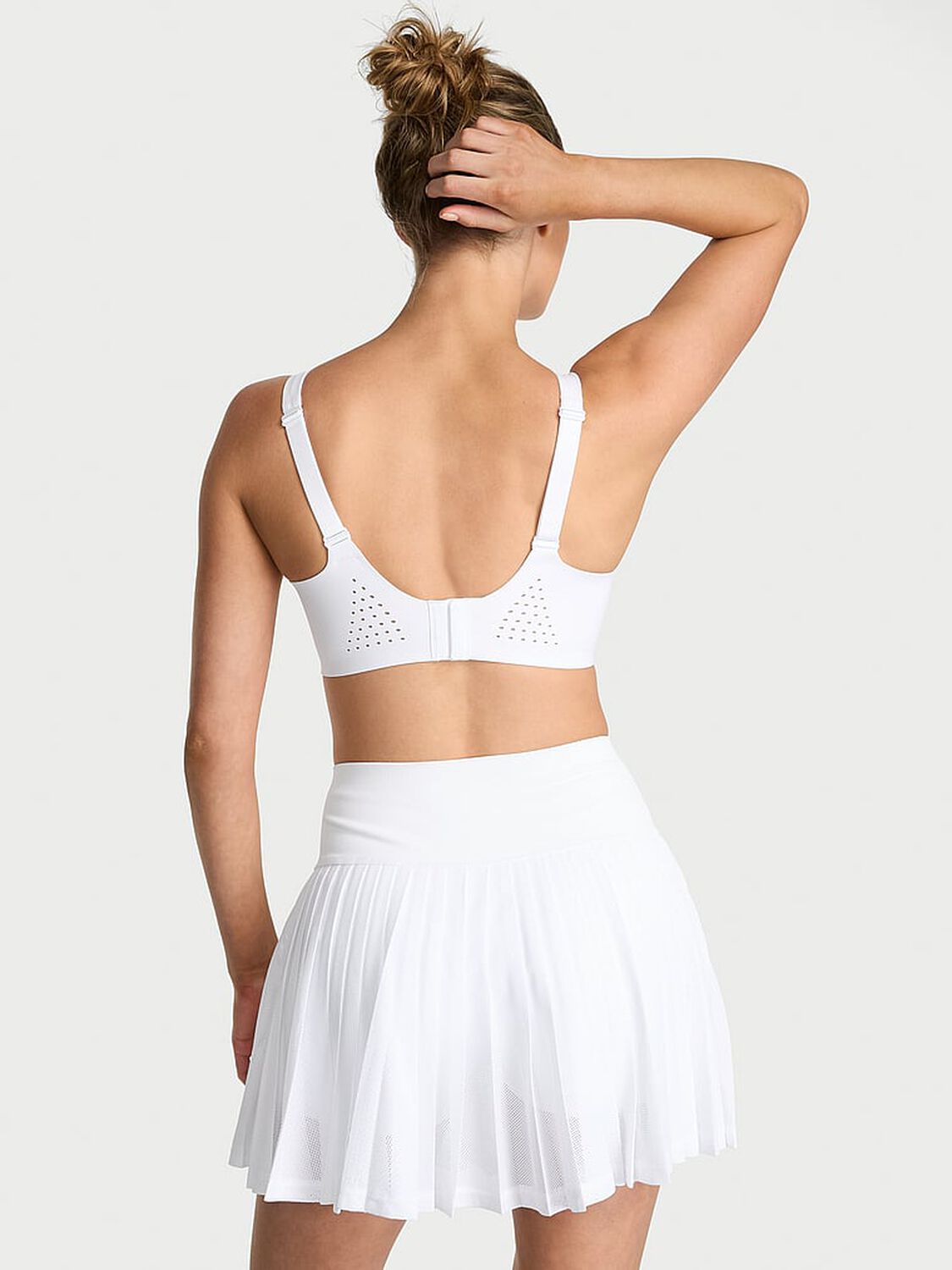 vs Vsx VSX Incredible Coverage™ Mesh Tennis Skirt Vs White 2 of 3 