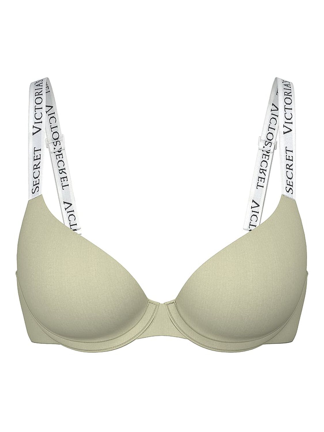 vs The T-Shirt Lightly Lined Demi Bra Desert Sage 1 of 3 