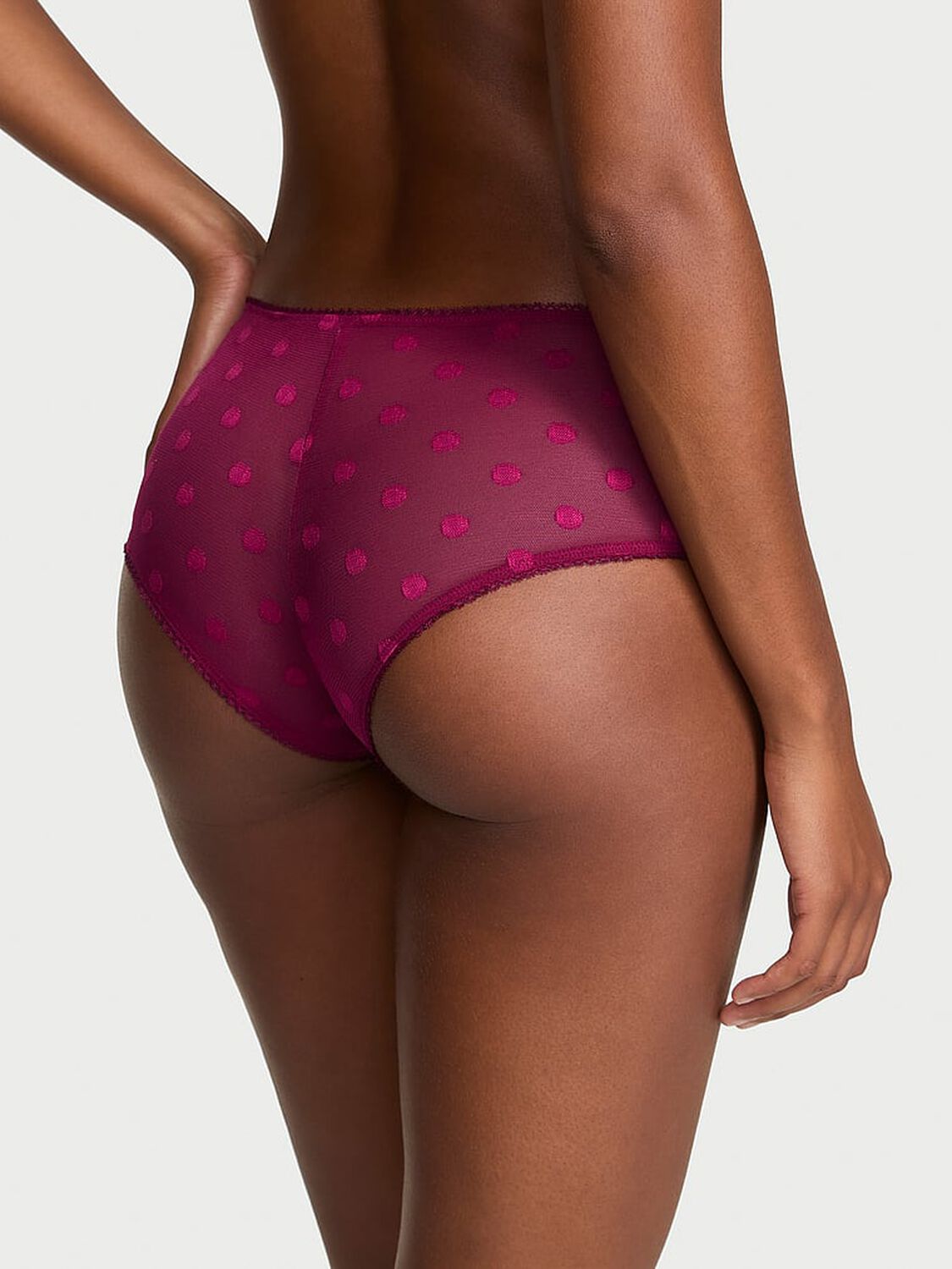 vs The Lacie Lacie Sheer Heritage Cheeky Panty Fresh Jam 2 of 5 