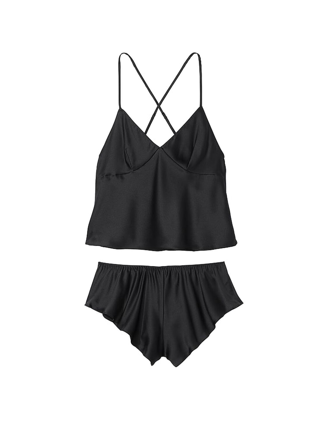 vs Victoria's Secret Satin Open-Back Cami & Shorts Set 3 of 3 