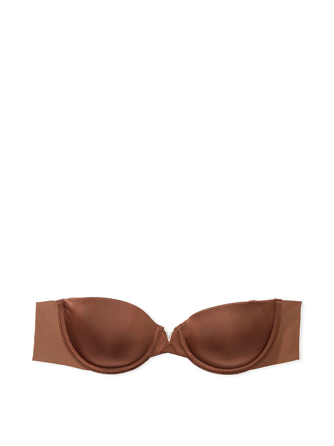 vs Victoria's Secret Bare Illusions Lightly Lined Smooth Strapless Bra Mousse 3 of 3 