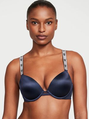 Shine Strap Push-Up Bra