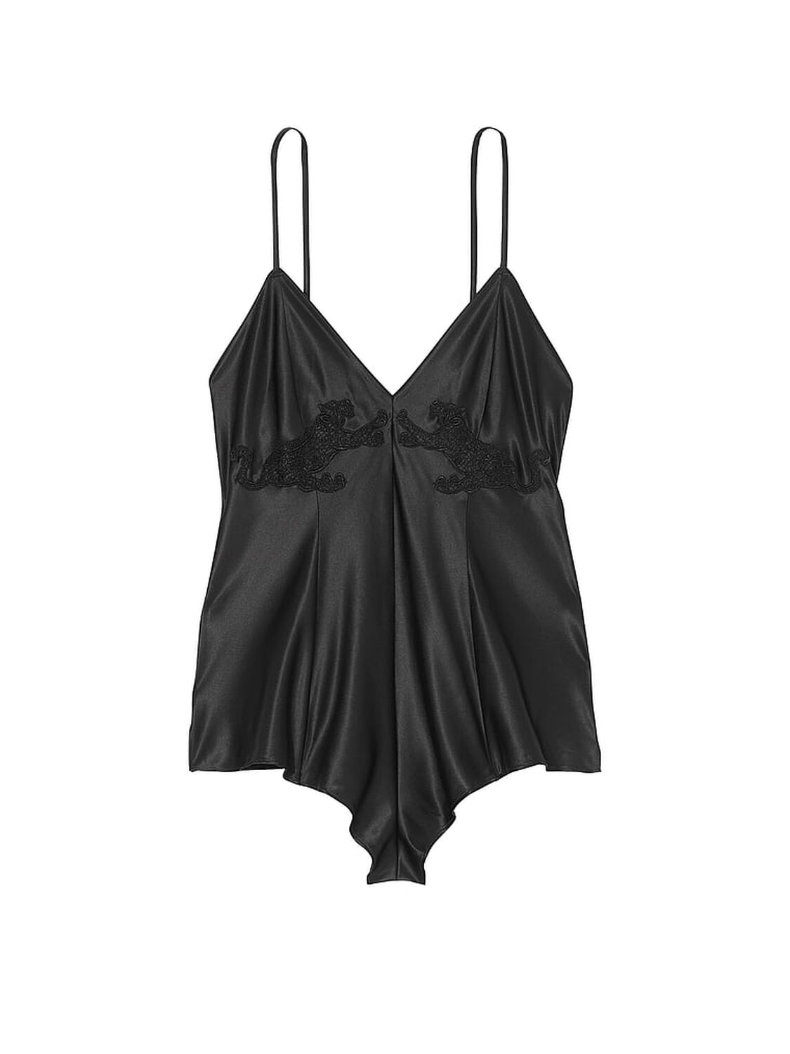 vs Victoria's Secret Jaguar Satin Romper 3 of 3 