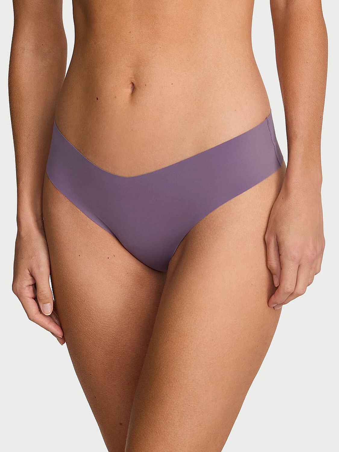 vs No-Show No Show Strappy Thong Panty Mulled Grape 1 of 3 