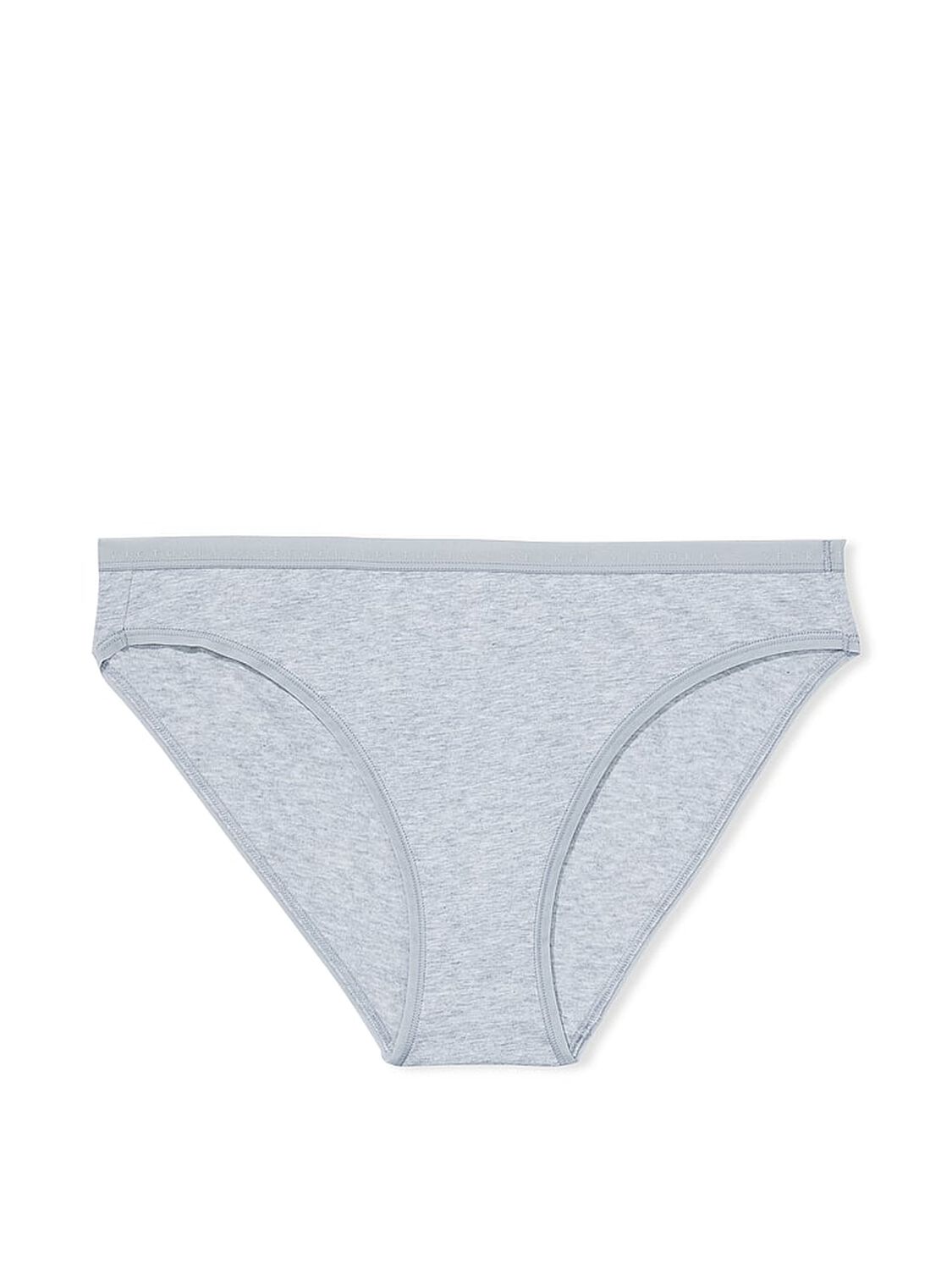 vs Victoria's Secret Stretch Cotton Bikini Panty Vs Med Htr Grey 3 of 4 