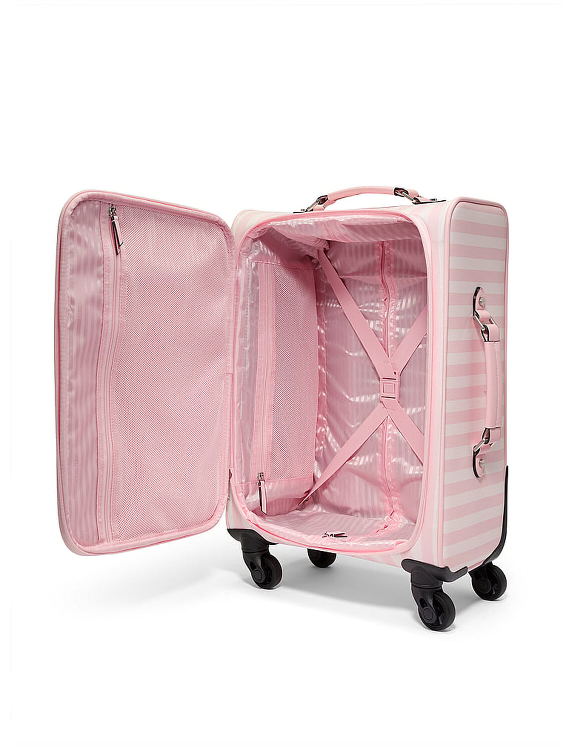 vs Victoria's Secret Carry-On Luggage Heritage Stripe 3 of 3 