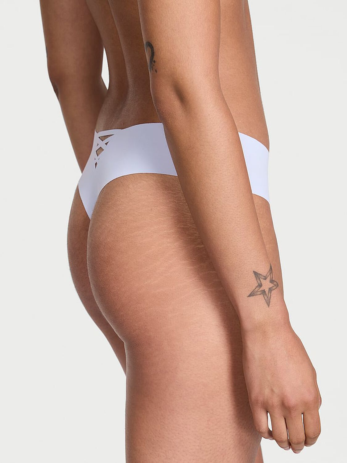 vs No-Show No-Show Strappy Thong Panty Soft Iris 2 of 3 
