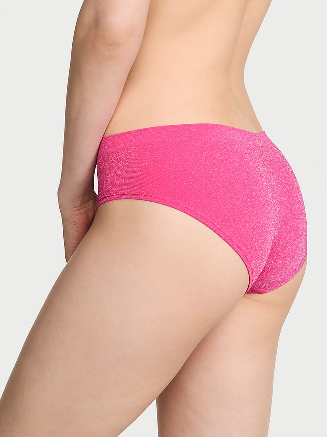 vs Seamless Seamless Shimmer Hiphugger Panty Haute Pink 2 of 3 