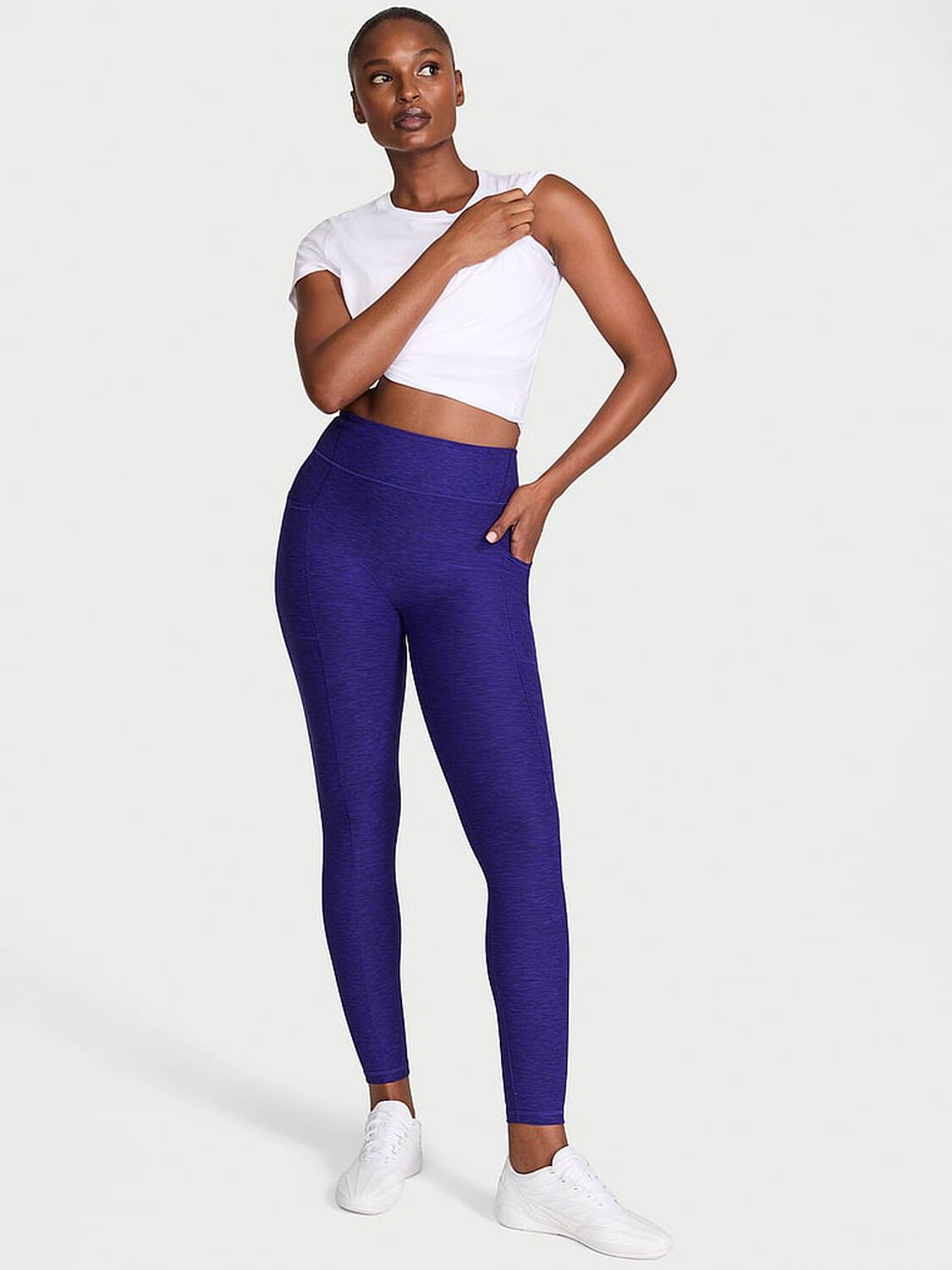 vs Vsx VSX LUXMarl&trade; Legging Heather Brilliant Ink 1 of 2 