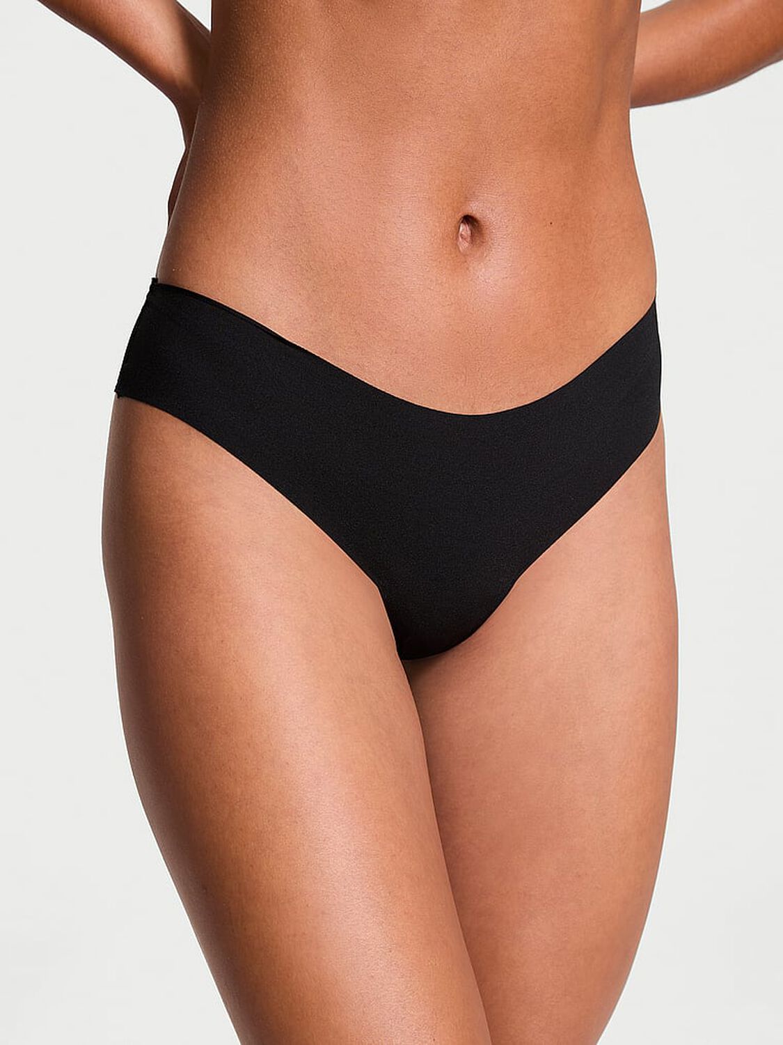 vs No-Show No-Show Lace-Back Thong Panty 1 of 3 