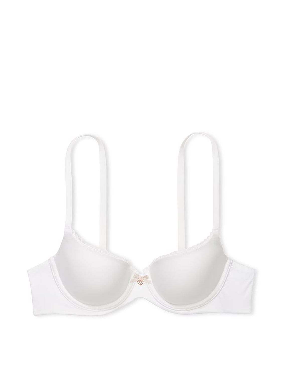 vs Body By Victoria Lightly Lined Smooth Demi Bra Vs White 3 of 3 