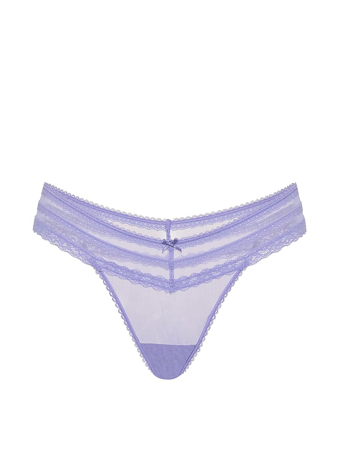 vs Dream Angels Mesh Lace-Trim Brazilian Panty Verywinkle 3 of 3 