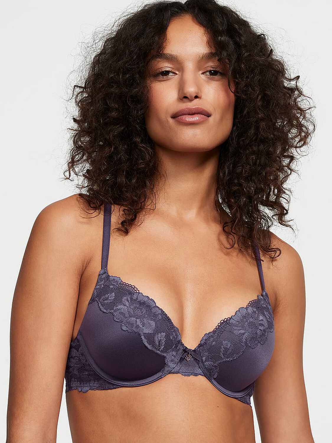 vs Body By Victoria Perfect Shape Push-Up Lace-Trim Bra 1 of 4 