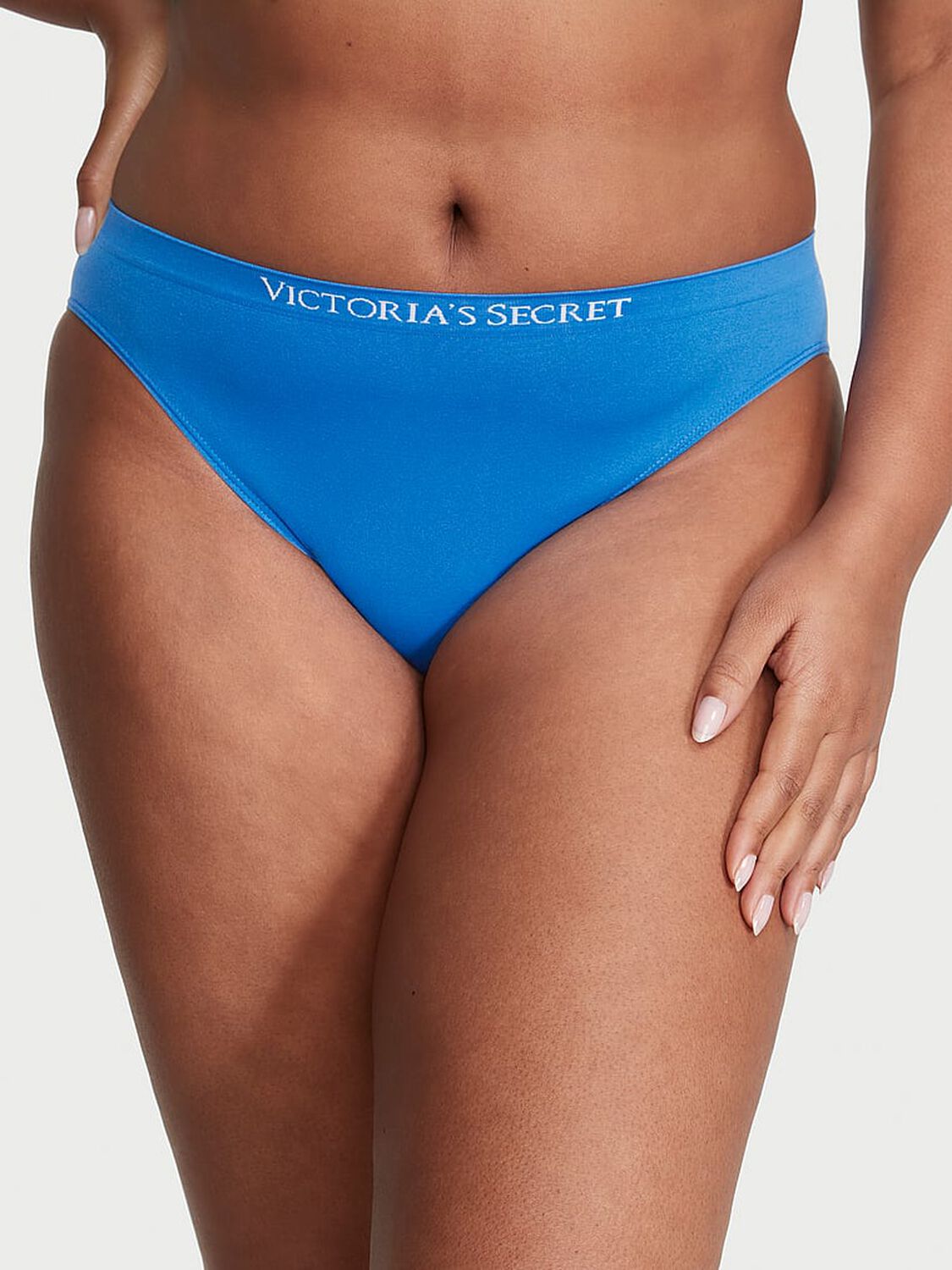 vs Seamless Seamless Bikini Panty Shocking Blue 1 of 3 