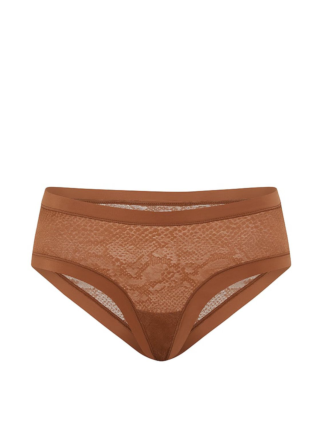 vs No-Show No-Show Snake Mesh Cheeky Panty Caramel 3 of 3 