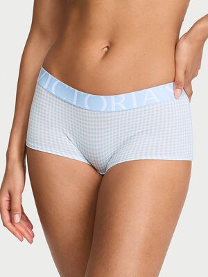 Exploded Logo Cotton Boyshort Panty