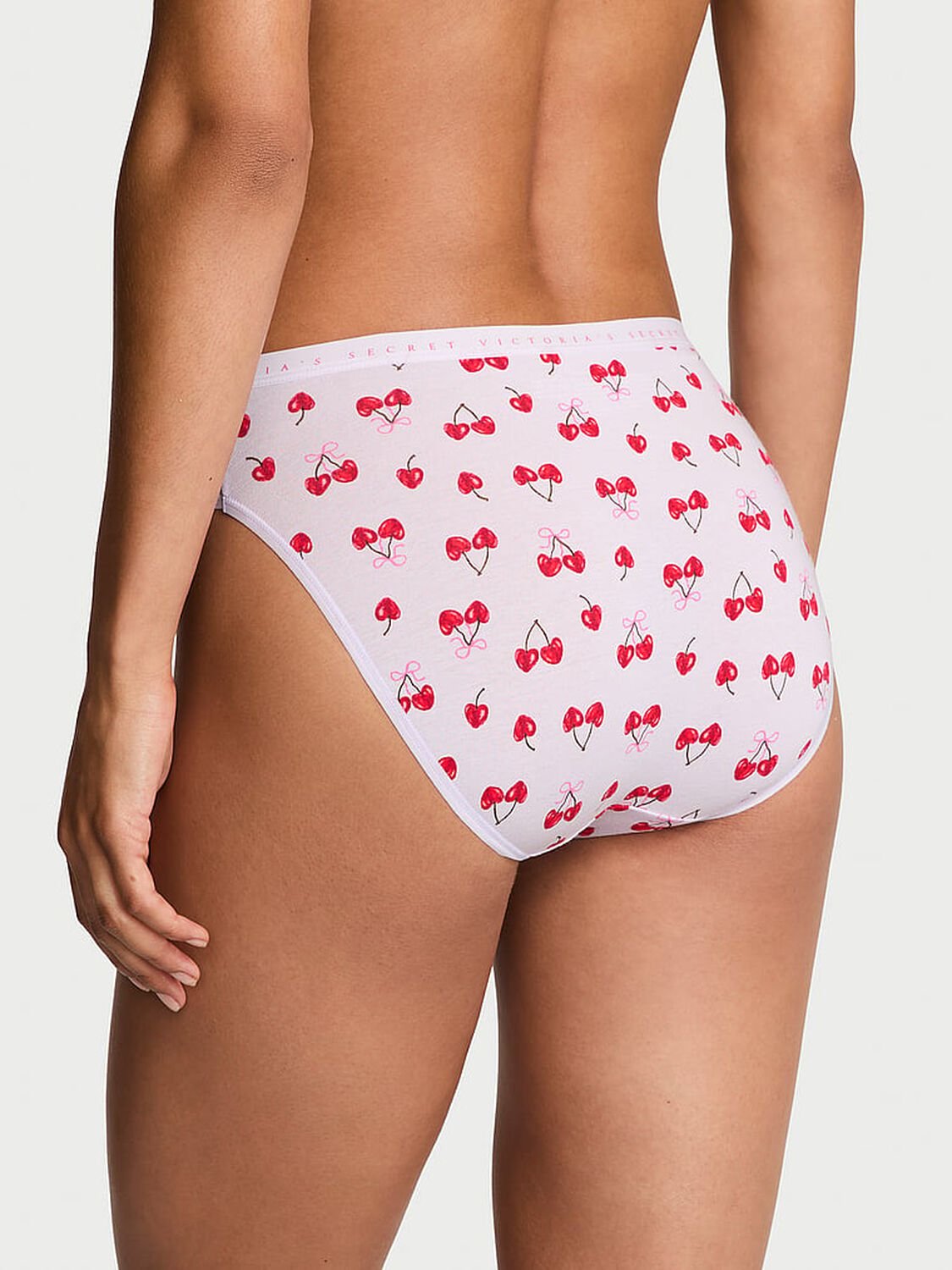 vs Victoria's Secret Stretch Cotton High-Leg Brief Panty Perfume Cherries 2 of 2 