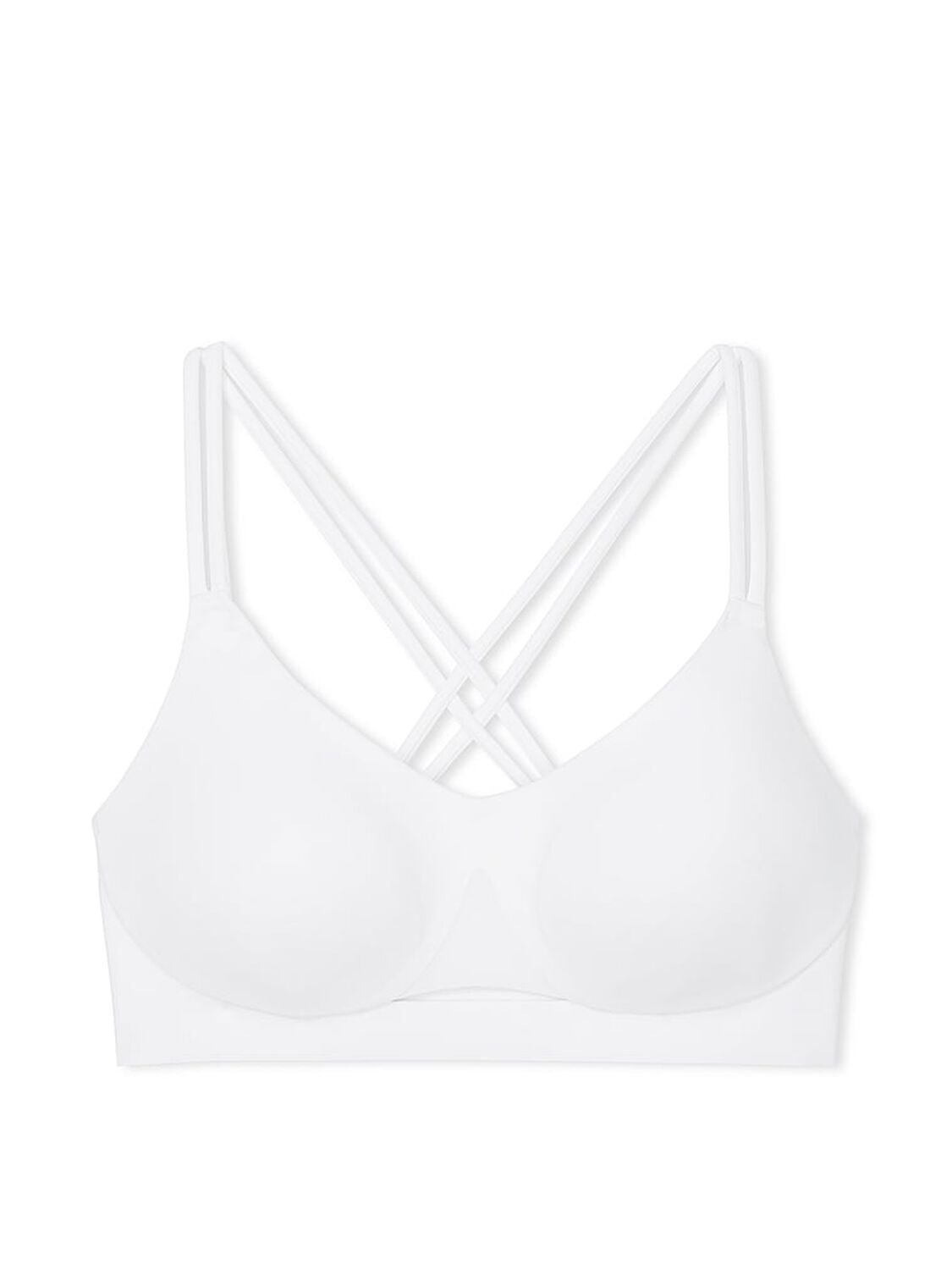 vs Vsx VSX Elevate&trade; Strappy-Comfort Sports Bra Vs White 3 of 3 