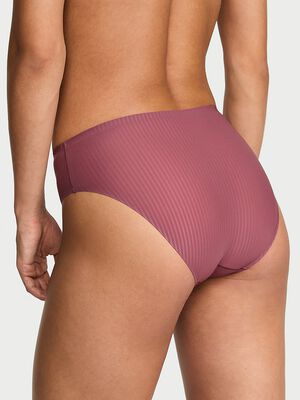 Body by Victoria Flex Shadow Stripe Mid-Rise Bikini Panty