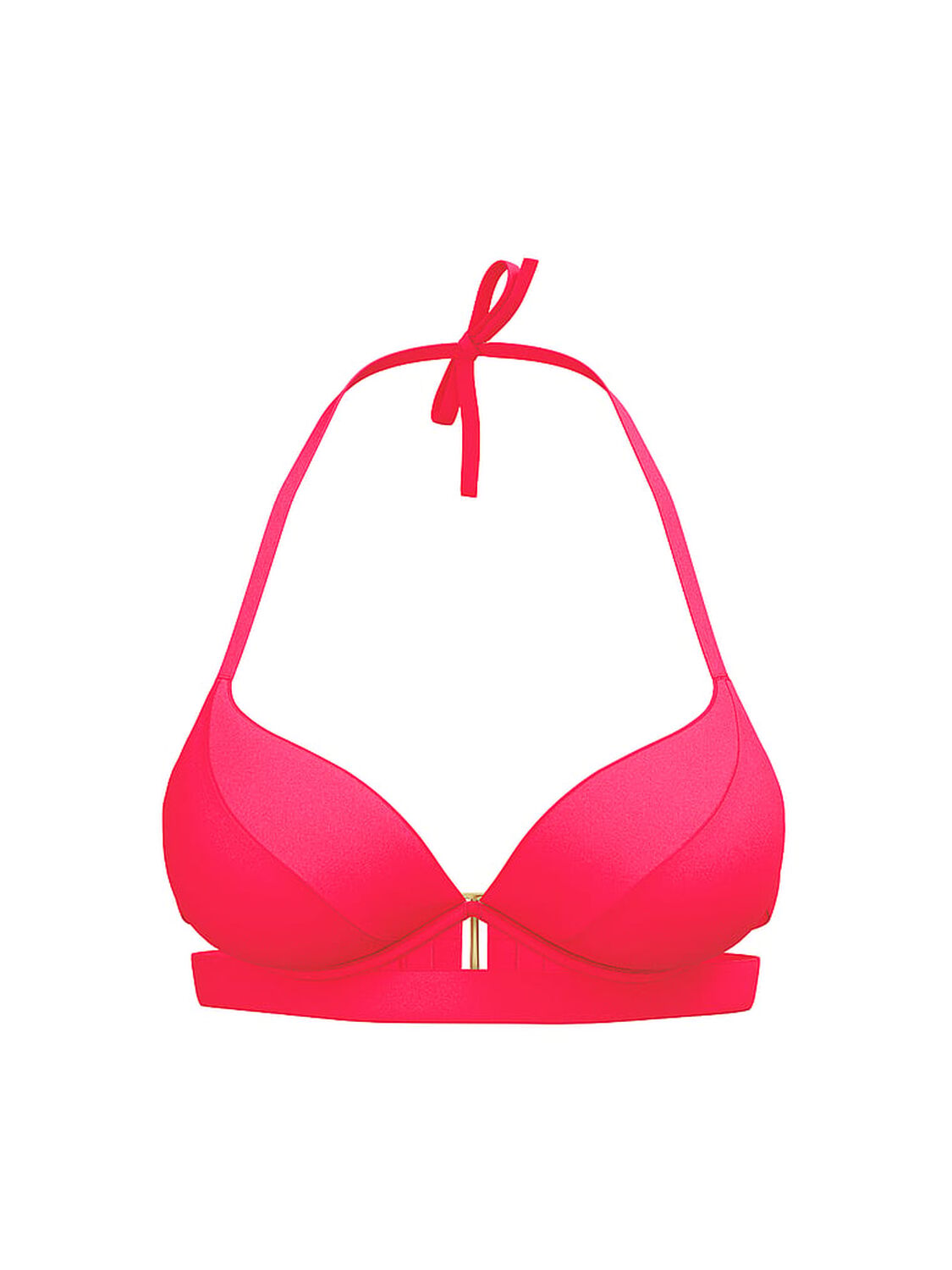 vs Victoria's Secret Swim VS Archives Essential Banded Push-Up Bikini Top Pink Island 3 of 3 