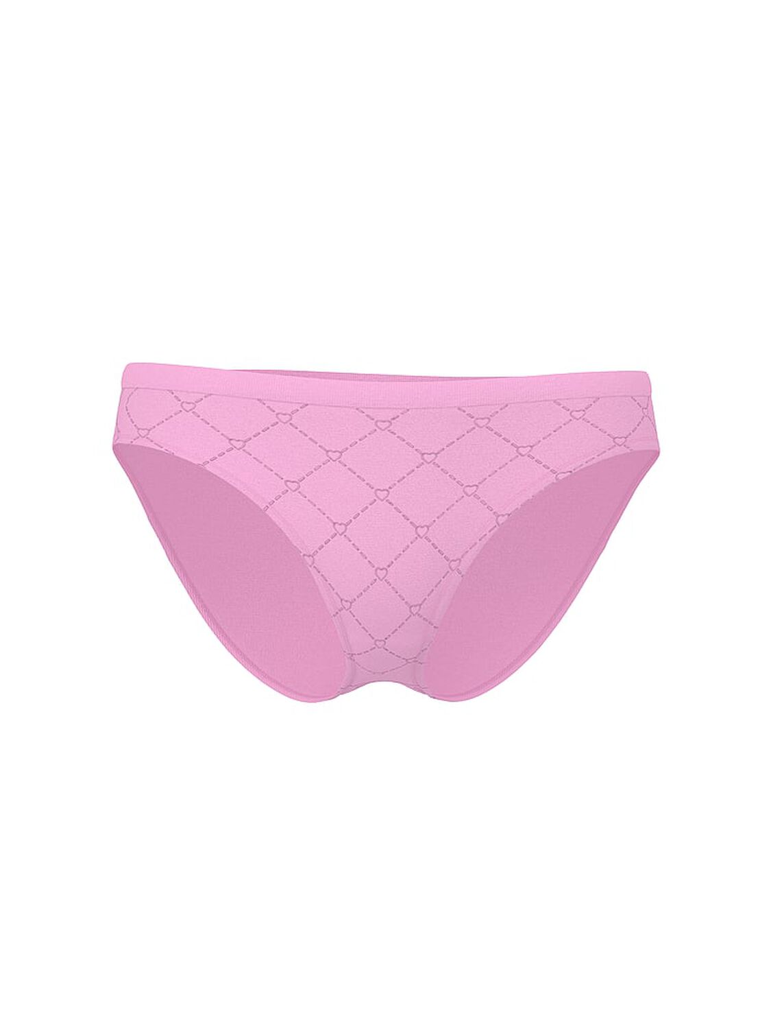 vs Seamless Seamless Quilted Hearts Bikini Panty Bikini Pink Quilted Hearts 3 of 3 