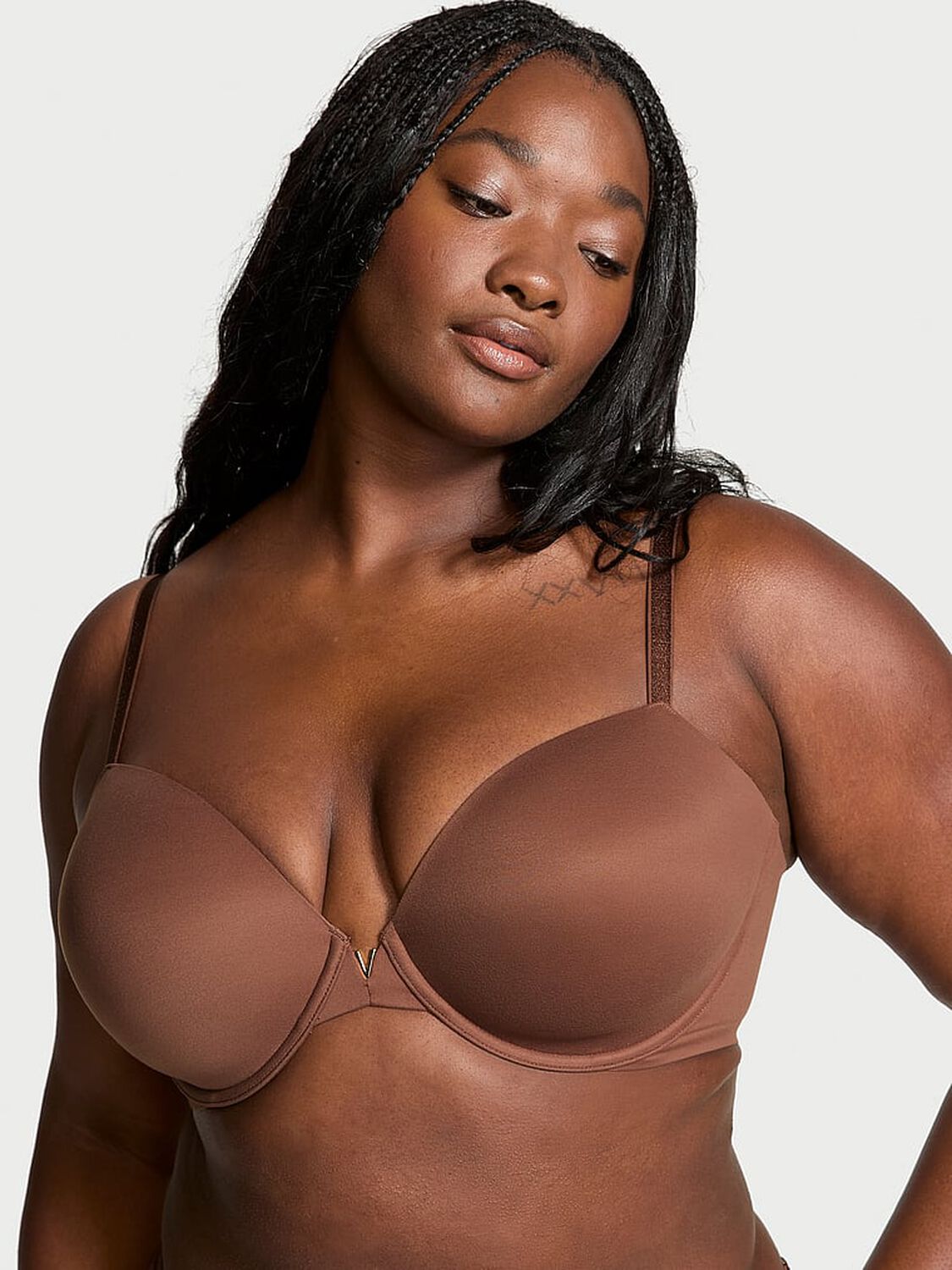 vs Dream Angels Smooth Lightly Lined Demi Bra Mousse 1 of 4 