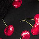 Satin Rose Lace-Trim Mini Slip Dress, Black Cherries, swatch