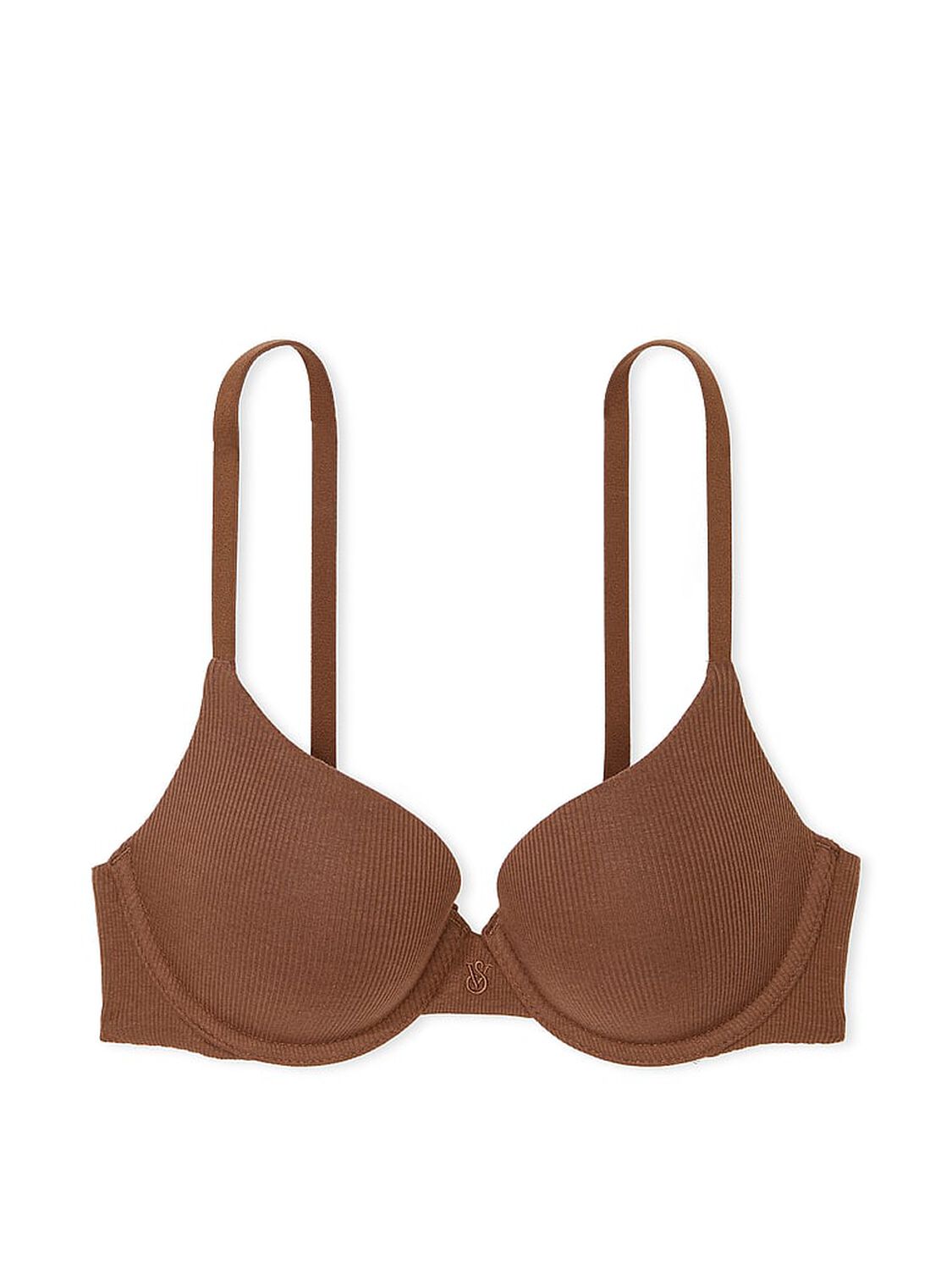 vs The T-Shirt Push-Up Perfect Shape Ribbed Cotton Bra 3 of 3 