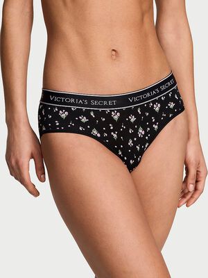 Logo Cotton Hiphugger Panty