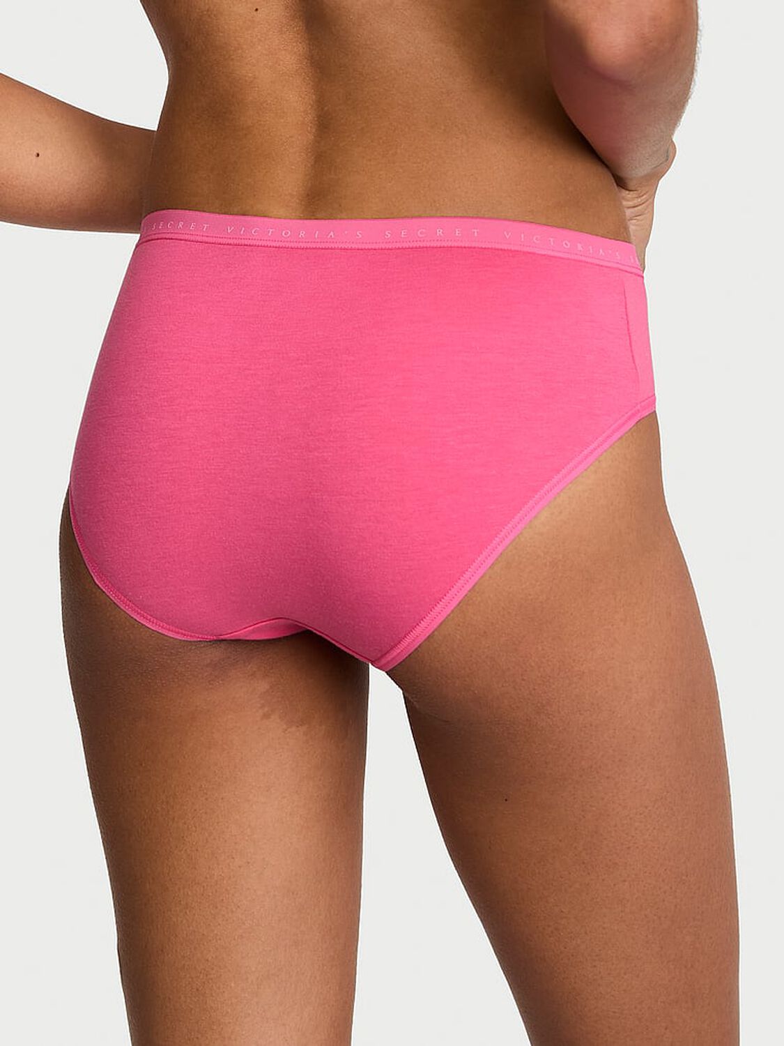vs Victoria's Secret Stretch Cotton Hiphugger Panty Pink Radiance 2 of 3 