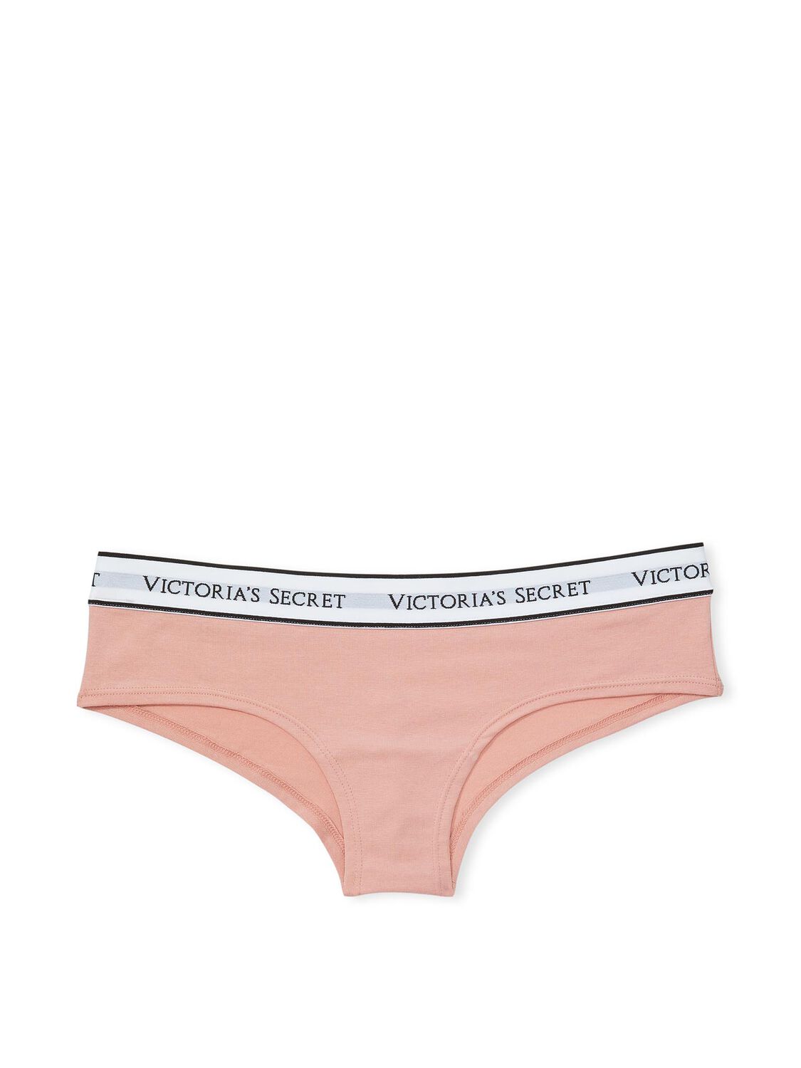 vs Victoria's Secret Logo Cotton Cheeky Panty Misty Rose 3 of 3 
