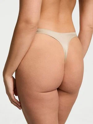 Scattered Shine Strap Smooth Thong Panty