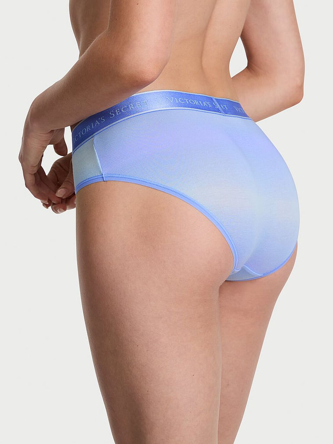 vs Cotton Logo Cotton Hiphugger Panty Blue Ombre 2 of 3 